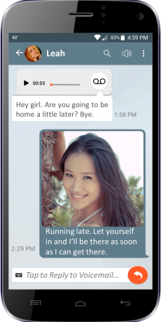 YouVOXX Social Voicemail screenshot