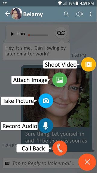 Voicemail Reply